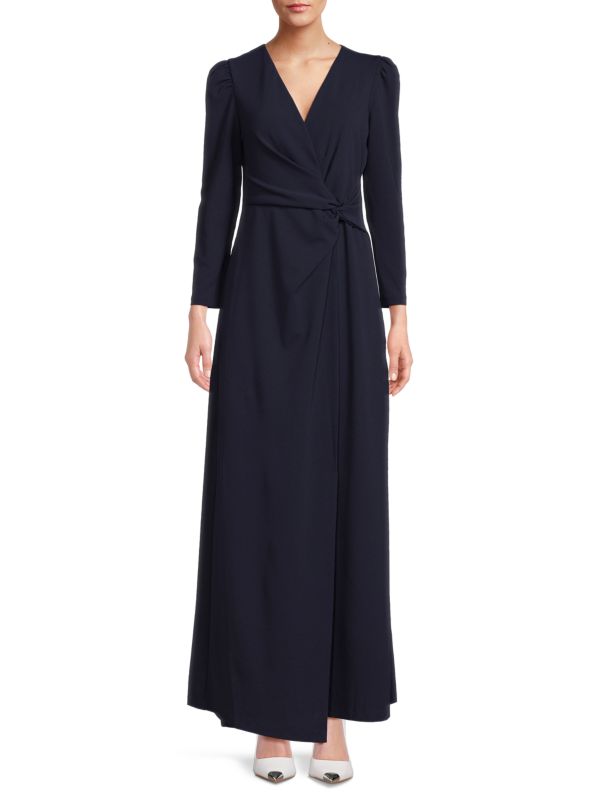 DKNY Twist Front Gown